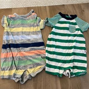 Set of 2 baby gap one pieces